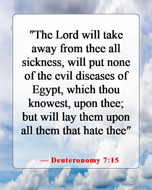 Bible Verse About God Protecting Us From Disease (Deuteronomy 7:15)