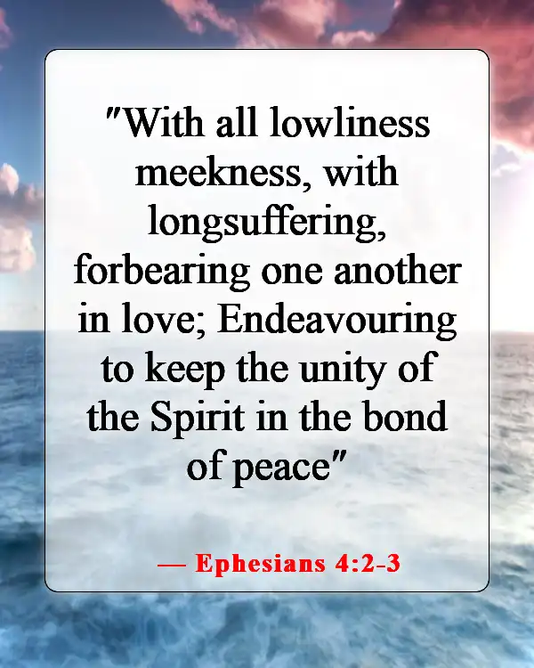Meaningful Bible Verse About A Man Getting Married (Ephesians 4:2-3)