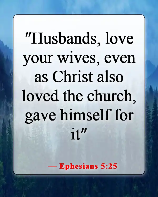 Meaningful Bible Verse About A Man Getting Married (Ephesians 5:25)