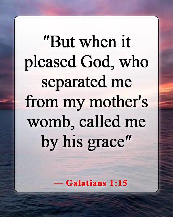 Bible Verse On How To Perform An Abortion (Galatians 1:15)
