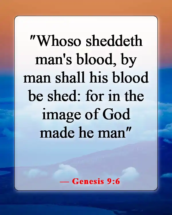 Bible Verse On How To Perform An Abortion (Genesis 9:6)
