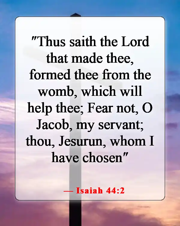 Bible Verses About Abortion Pro Choice (Isaiah 44:2)