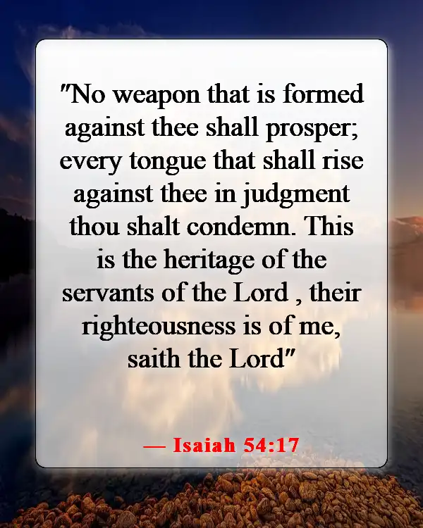 Bible Verses About Uprooting What The Devil Has Planted (Isaiah 54:17)