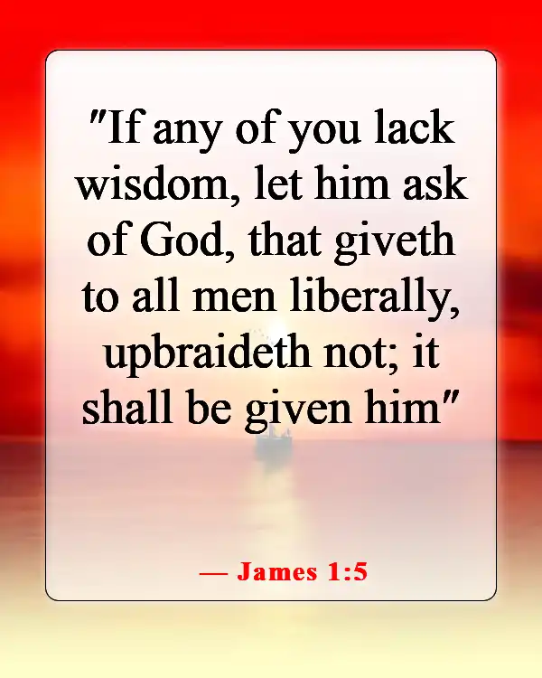 Encouraging Bible Verses About Lifting Others Up In Prayer (James 1:5)