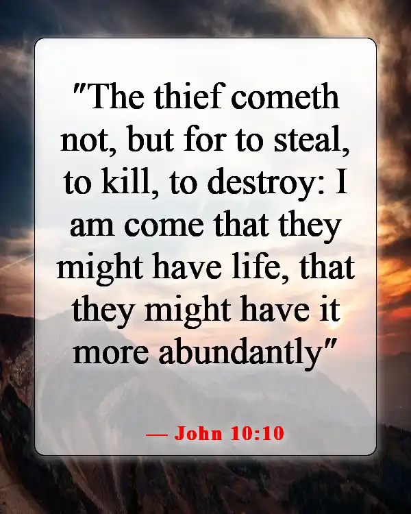 Bible Verses About Being Excited For The Future (John 10:10)
