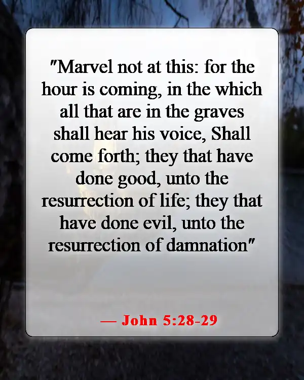 Bible Verses About What Will Happen In The Last Days (John 5:28-29)