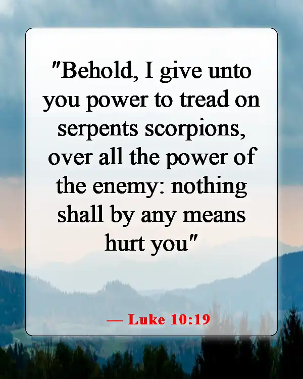 Bible Verses About Uprooting What The Devil Has Planted (Luke 10:19)