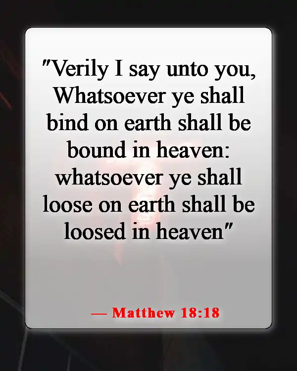 Bible Verses About Uprooting What The Devil Has Planted (Matthew 18:18)