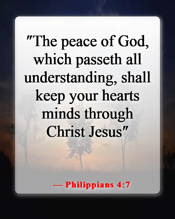 Bible Verse Comfort In Time Of Loss Of A Family Member (Philippians 4:7)