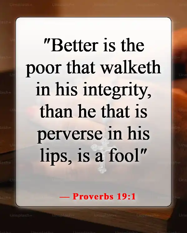 Bible Verses About Keeping Your Mouth Shut (Proverbs 19:1)