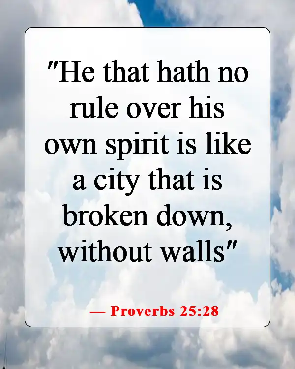 Bible Verses About Self-Control For Kids (Proverbs 25:28)