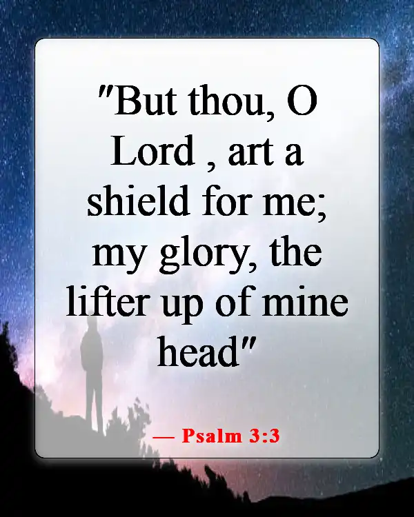 Bible Verse For Having A Bad Day At Work (Psalm 3:3)