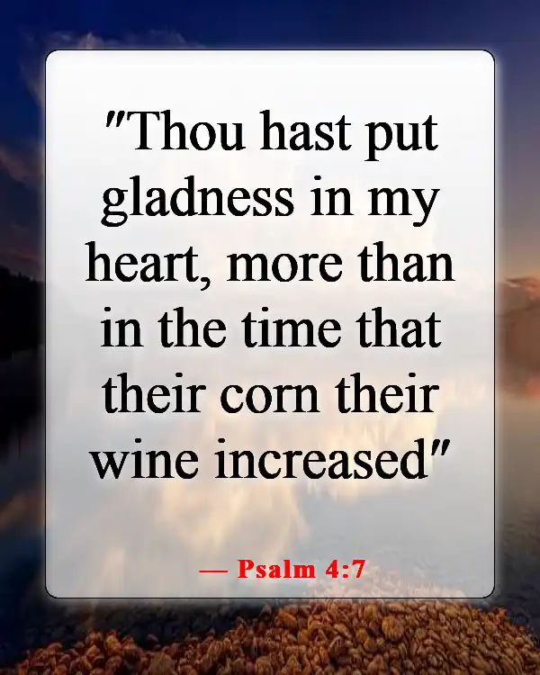Bible Verses About Smiling And Being Happy (Psalm 4:7)