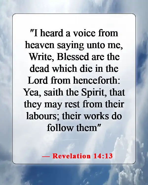 Bible Verse About Acceptance Of Death (Revelation 14:13)