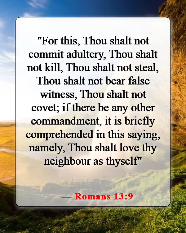 Bible Verse On How To Perform An Abortion (Romans 13:9)