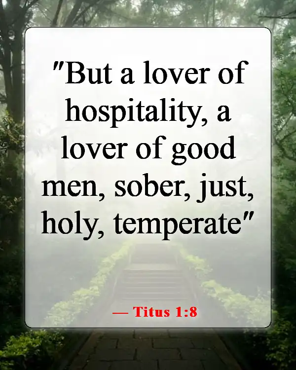 Bible Verses About Patience And Self Control (Titus 1:8)